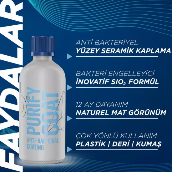 GYEON Q² PurifyCoat Antibakteriyel Yüzey Koruma 