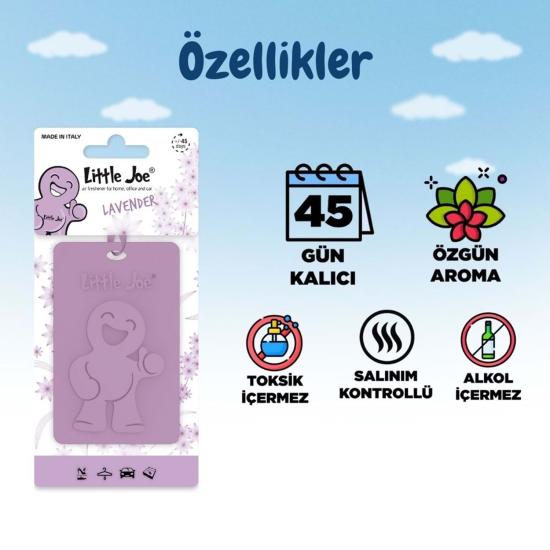 Little Joe Lavanta Kokulu Dolap Asma Kart (Lavender)