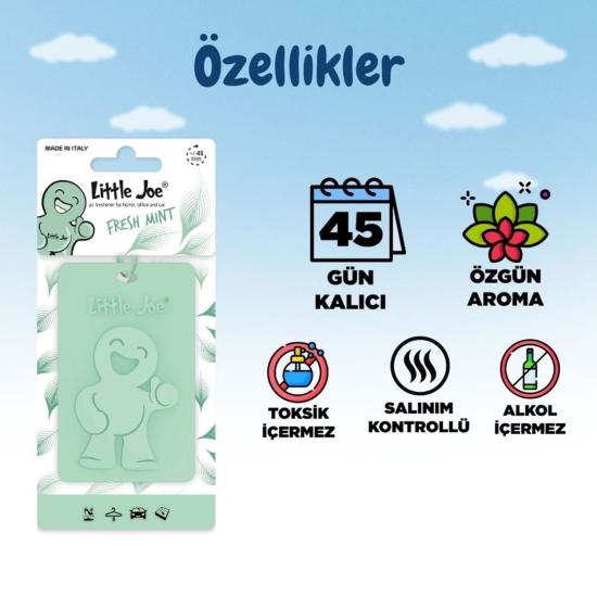 Little Joe Taze Nane Kokulu Dolap Asma Kart (Fresh Mint)
