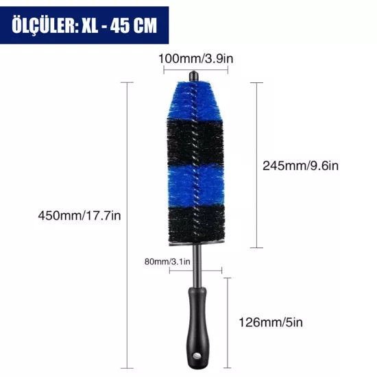 SGCB Rim Cleaning Brush Jant Temizlik Fırçası X-Large - 45 Cm