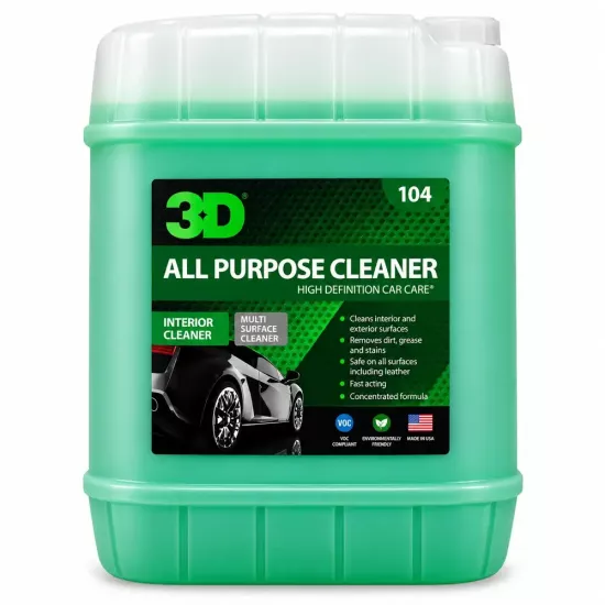 3D All Purpose Cleaner APC Genel Temizleyici 20 Lt | Konsantre Çok Amaçlı Temizleyici