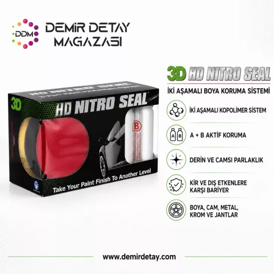 3D HD Nitro Seal | Uzun Süreli Boya Koruma ve Yüksek Parlaklık