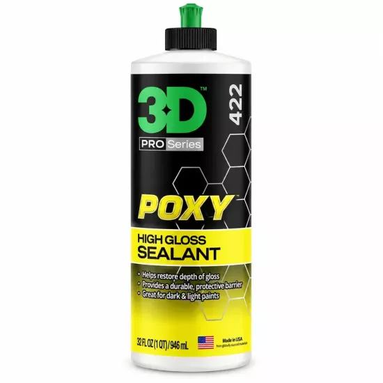 3D HD Poxy Montan Wax 1 Litre | Uzun Süreli Boya Koruma ve Wet Look Parlaklık