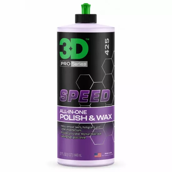 3D HD Speed 1 Litre | All In One Polisaj, Parlatma ve Koruma