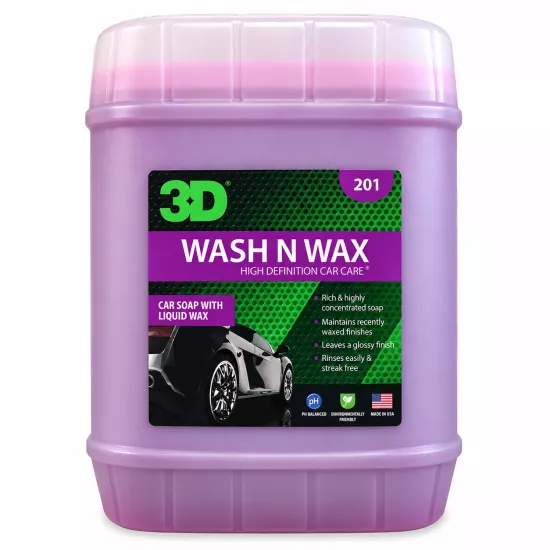 3D Wash N Wax 20 Litre | pH Nötr Cilalı Oto Şampuanı