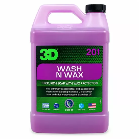 3D Wash N Wax Cilalı Oto Yıkama Şampuanı 3.79 Lt