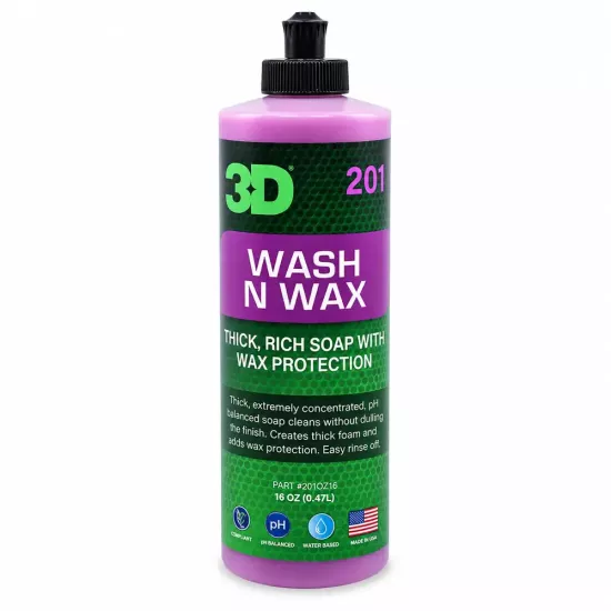 3D Wash N Wax Cilalı Oto Yıkama Şampuanı 500 Ml