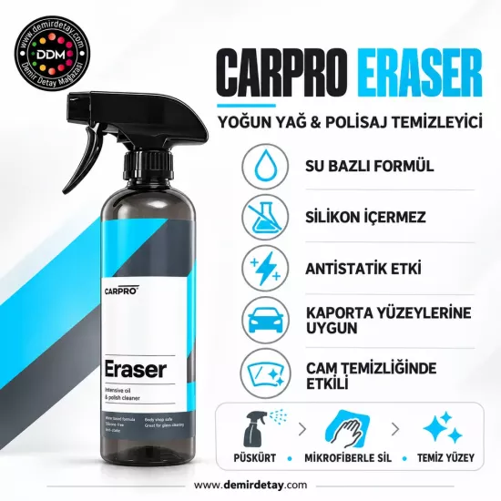CarPro Eraser Yüzey Temizleme 500 ml | Demir Detay