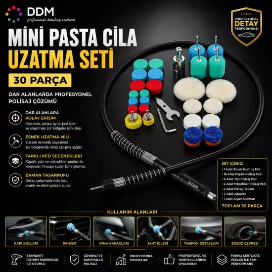 DDM Mini Pasta Cila Uzatma Seti 30 Parça