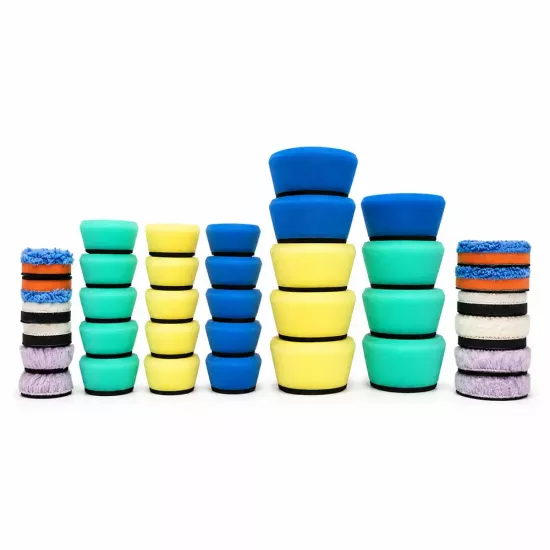 DDM 36 Parça Mini Polisaj Sünger Seti  30 ve 50 MM