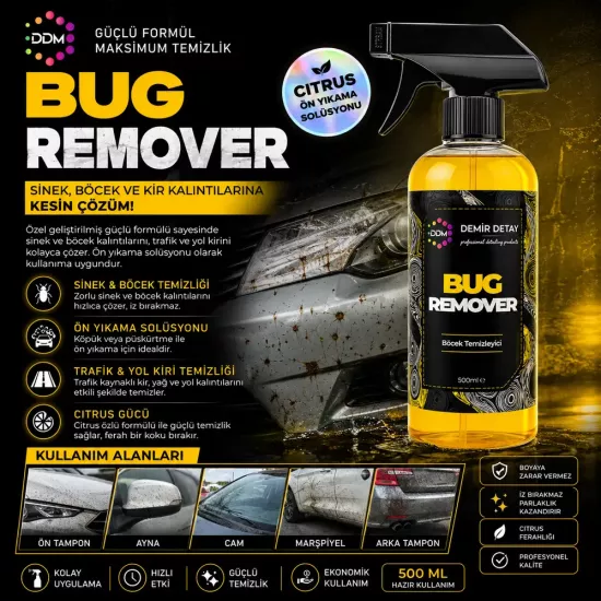 DDM Citrus Bug Remover 500 ml | Güçlü Böcek Temizleyici