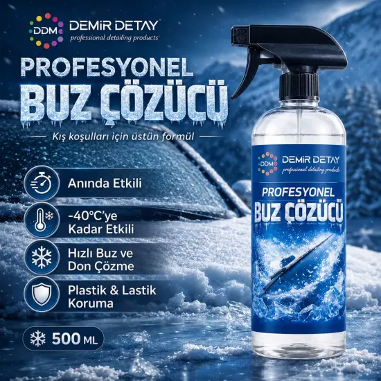 DDM Buz Çözücü Sprey | Araç Camı ve Aynalarda Hızlı Buz Çözme