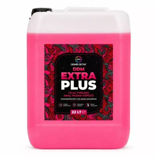 DDM Extra Plus 22 LT Cilalı Fırçasız Araç Yıkama Köpüğü | Konsantre Oto Şampuanı