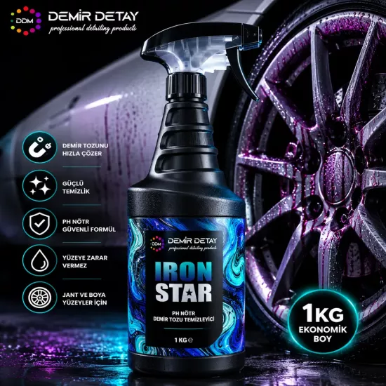 DDM IronStar 1000ml pH Nötr Demir Tozu Temizleyic