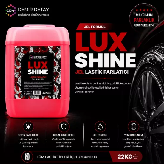 DDM Lux Shine 22 KG Jel Lastik Parlatıcı