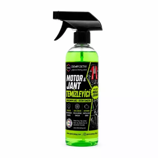 DDM Jant ve Motor Temizleyici 500 ML | Güçlü Yağ, Kir ve Fren Tozu Temizleyici