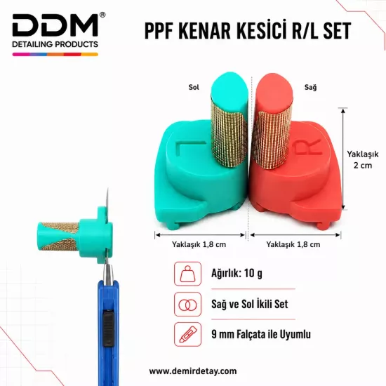 DDM PPF Kenar Kesici Falçata Sabitleyici R/L Set