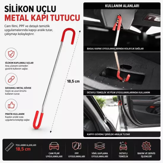 DDM Silikon Uçlu Metal Kapı Tutucu