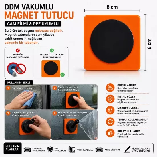 DDM Vakumlu Magnet Tutucu