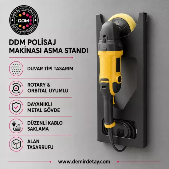 DDM Equipment Polisaj Makinası Asma Standı | Profesyonel Detailing Makine Standı