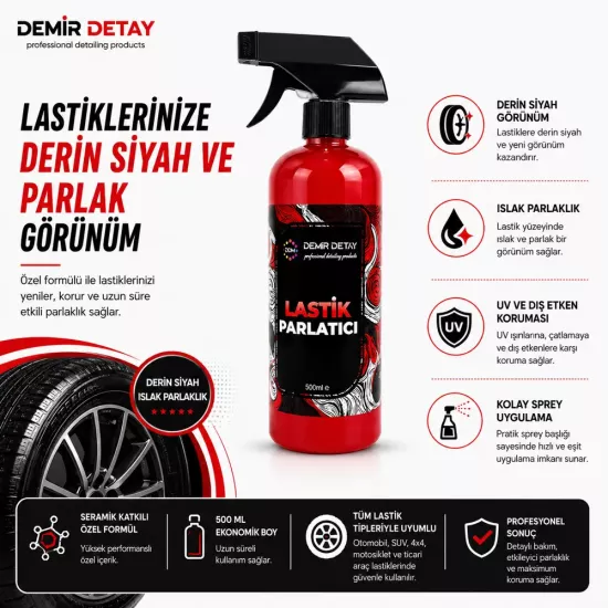 DDM Lastik Parlatıcı Sprey 500 ML
