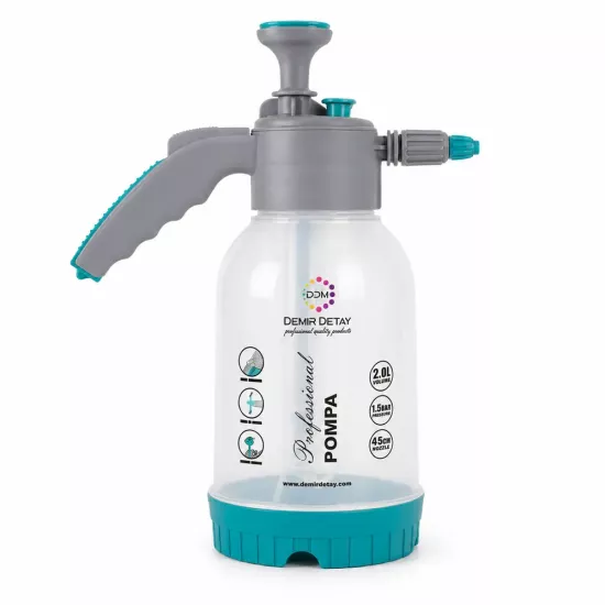 DDM Basınçlı Şeffaf Pompa 2 LT | Profesyonel Detailing Pompası