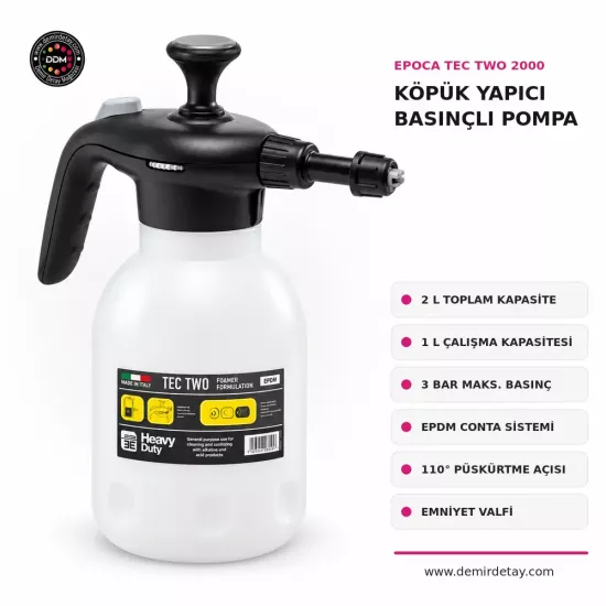 Epoca Tec Two 2000 Köpük Pompası 2 L EPDM