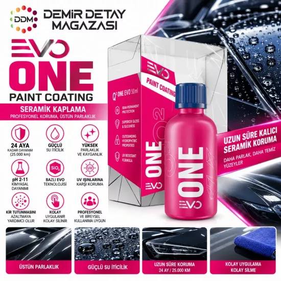 Gyeon Q² One EVO Light Box 50 ML Seramik Kaplama