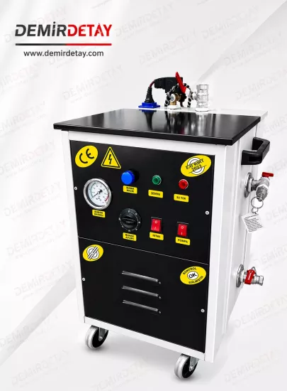 BH10 Profesyonel Buhar Makinesi 10 Litre | 10 Bar Kuru Buharlı Oto Kuaför ve Detailing Makinesi