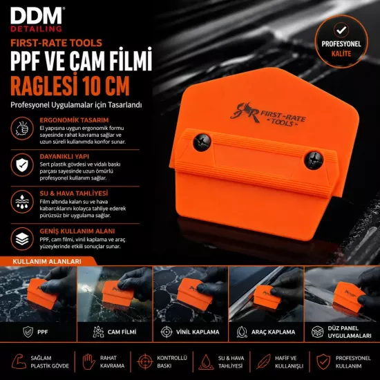 First-Rate Tools PPF Cam Filmi Raglesi 10 cm