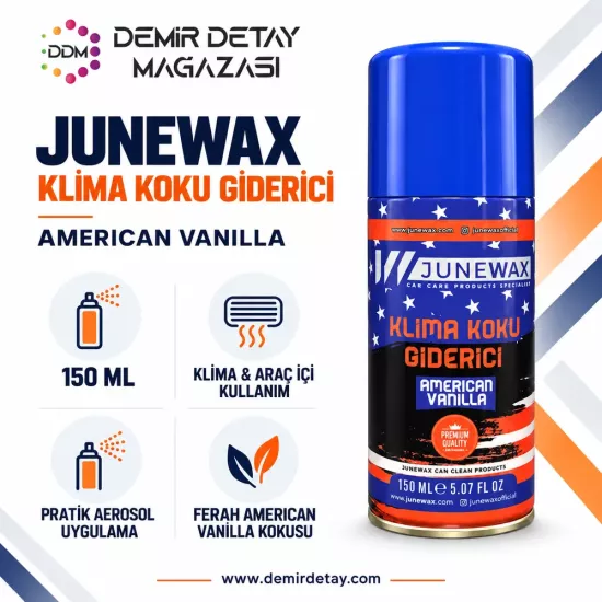 JuneWax American Vanilya Klima Koku Giderici 150 ML