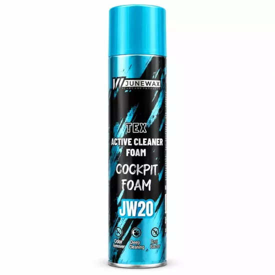 JuneWax Tex Active Cleaner Foam 600 ML Araç İçi Temizleyici