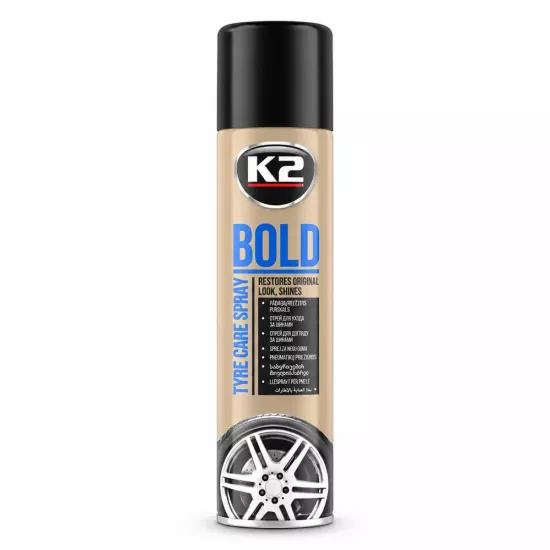 K2 Bold Lastik Parlatıcı 600 ML
