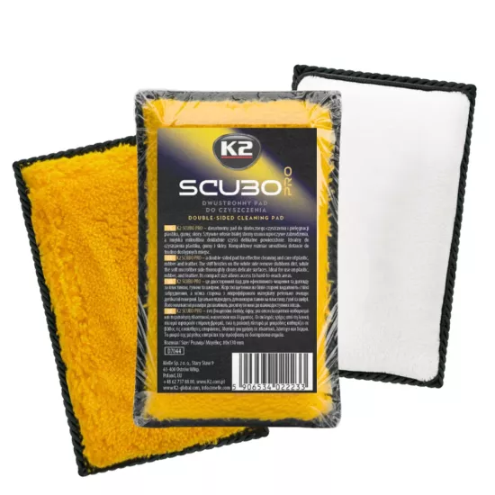 K2 Scubo Pro Çift Taraflı Temizlik Pedi 13x8 cm