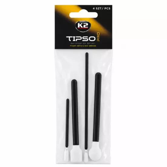 K2 Tipso Pro Detay Temizlik Çubukları 4’lü Set