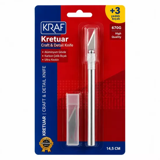KRAF Kretuar Hassas Kesim Bıçağı 14,5 cm
