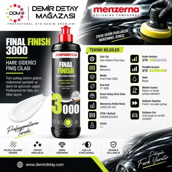 Menzerna Final Finish 3000 1 L