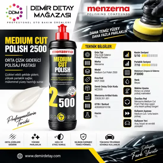 Menzerna Medium Cut Polish 2500 1 L