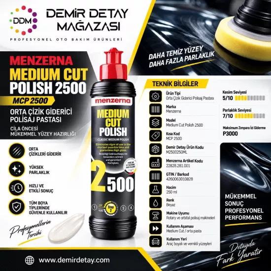 Menzerna Medium Cut Polish 2500 250 ml