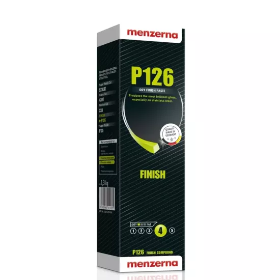 Menzerna P126 Pembe Katı Cila 1300 Gr | Paslanmaz Çelik ve Değerli Metal Parlatıcı