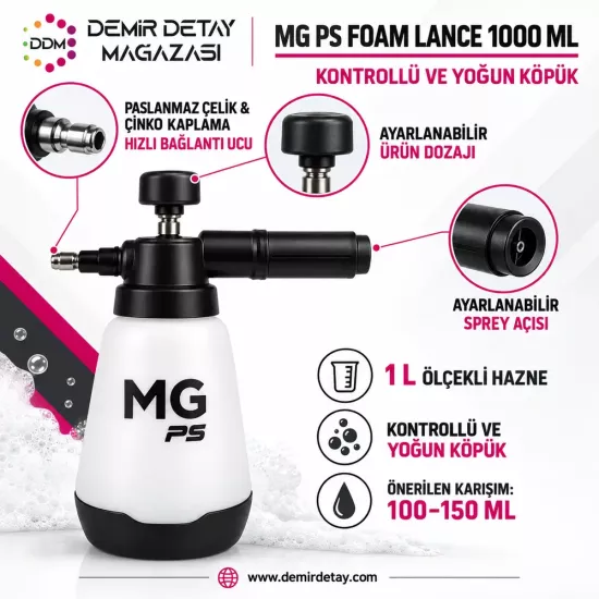 MG PS Foam Lance 1000 ml Köpük Tabancası