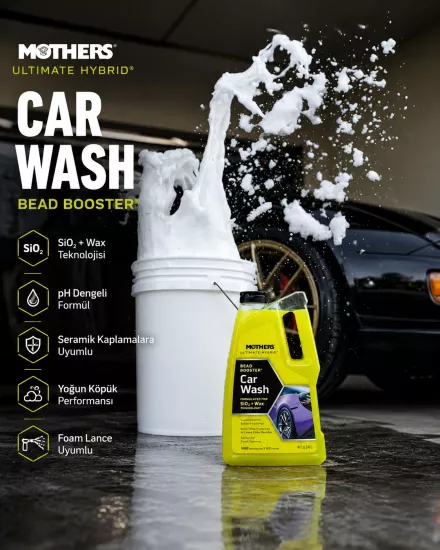 Mothers Ultimate Hybrid Car Wash 1.42 Litre | Seramikli Oto Şampuanı
