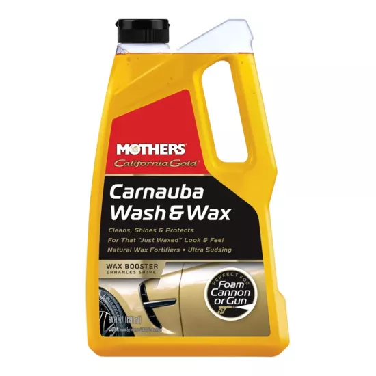 Mothers Carnauba Wash & Wax Şampuan 1,89 L