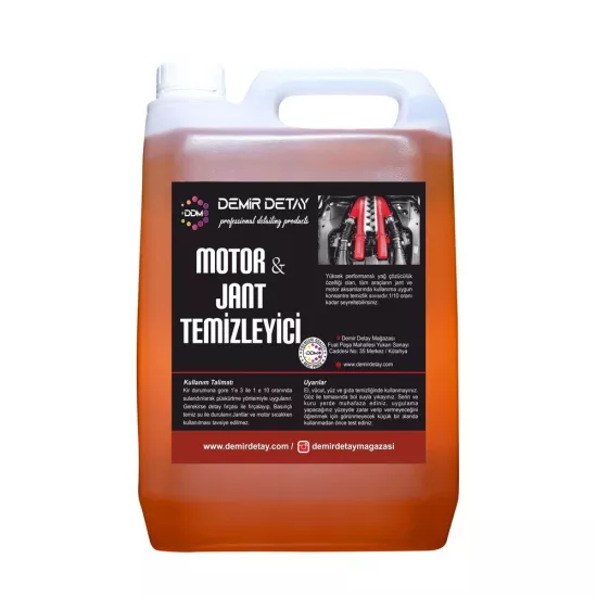 DDM Motor ve Jant Temizleyici 5 Lt | Konsantre Profesyonel Temizlik