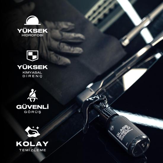 Nasiol GlasShield Yağmur Kaydırıcı Su İtici Sprey 