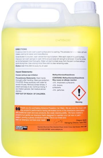 Valet Pro Advanced Poseidon - Cilalı Parlatıcı Şampuan 5lt.