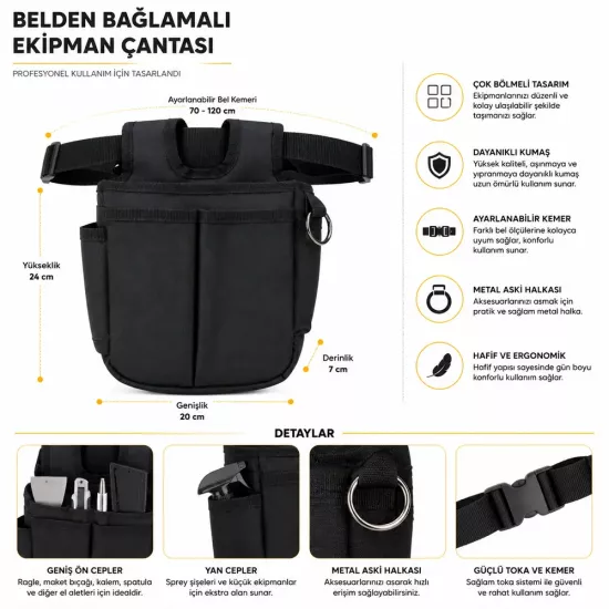 Belden Bağlamalı Detailing Çantası | DDM