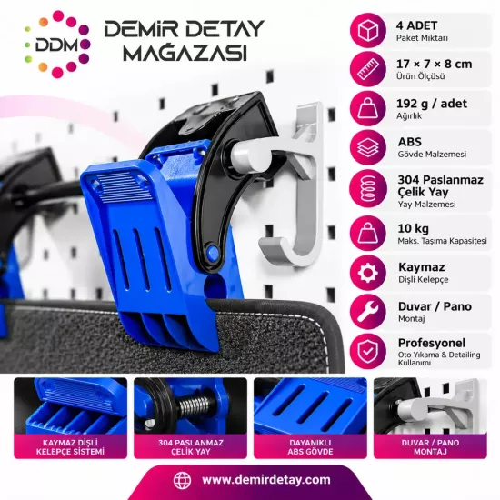 SGCB SGGD285 Paspas Askı Aparatı 4’lü Set