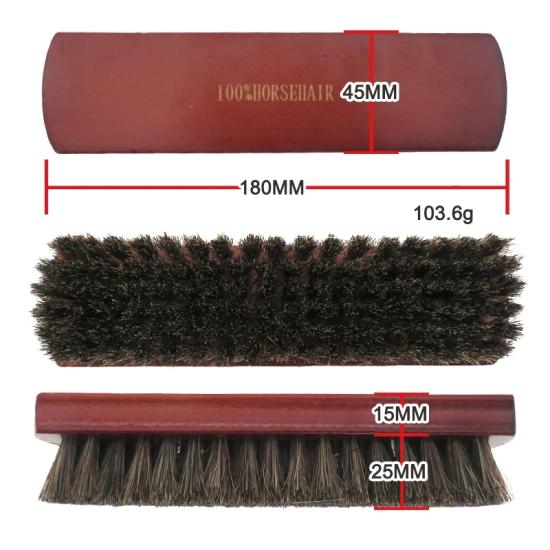 Ddm At Kılı Deri Fırçası Büyük  %100 horse hair