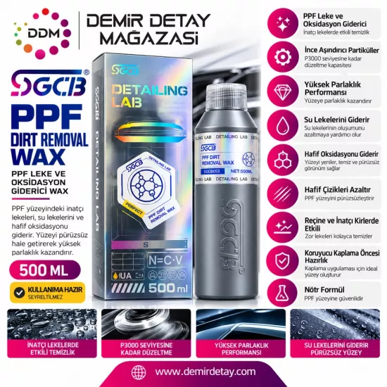 SGCB PPF Dirt Removal Wax 500 ml | PPF Leke Giderici